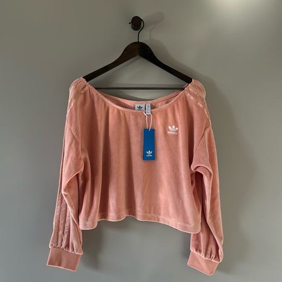adidas Tops - NWT ADIDAS ORIGINALS RELAXED RISQUÉ CREW NECK SIZE XL COTTON FRENCH TERRY